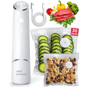 Chef Preserve Vacuum Sealer Bags — Fresh Food Storage Bags for Longer-Lasting Kitchen Organization