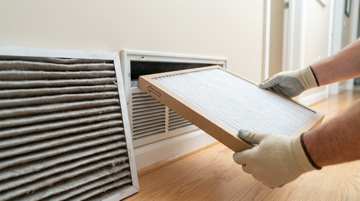 change AC air filter